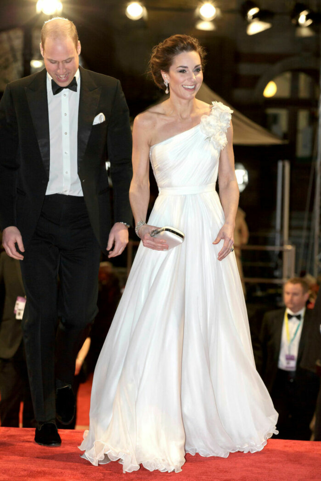 Prins William och Kate. Prins William och Kate på BAFTA 2019
