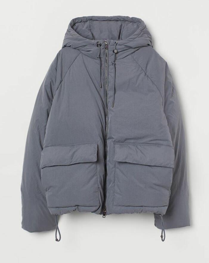 Pufferjacka i blå nyans från H&M
