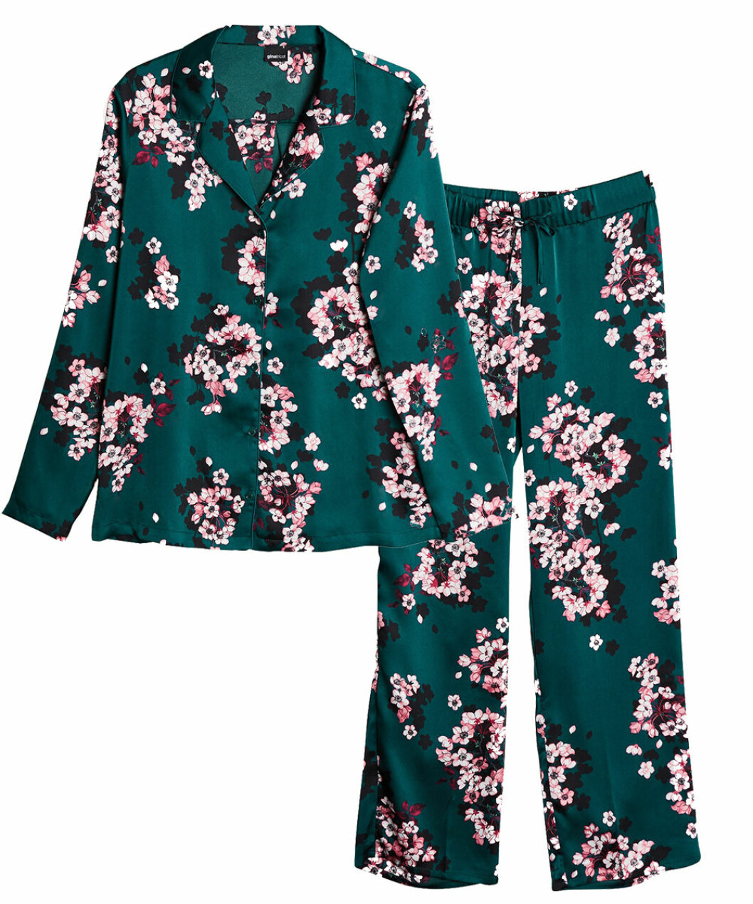 Blommig pyjamas till vintern