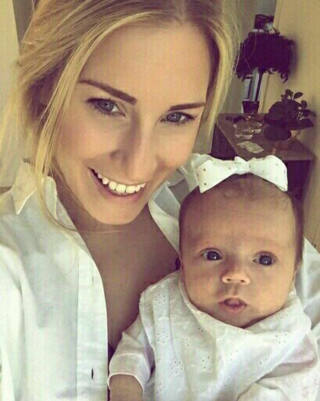 Qaroline med sin dotter Wilja. Foto: Privat Qaroline med sin dotter Wilja. Foto: Privat