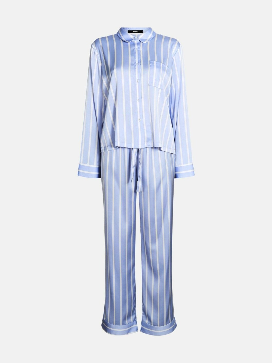 Randig pyjamas i blått