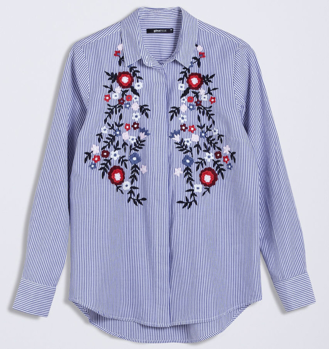 randig skjorta gina tricot