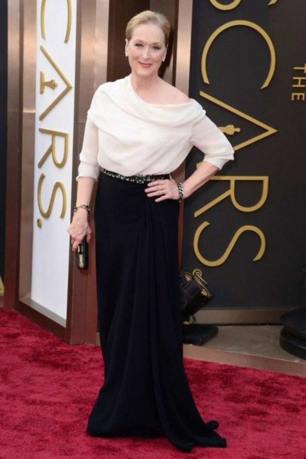 Meryl Streep i en klassisk pose. Meryl Streep i en klassisk pose.