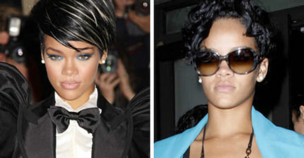 Rihanna byter frisyr ofta.