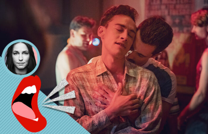 Ritchie dansar med en kille i serien It's a Sin på HBO.