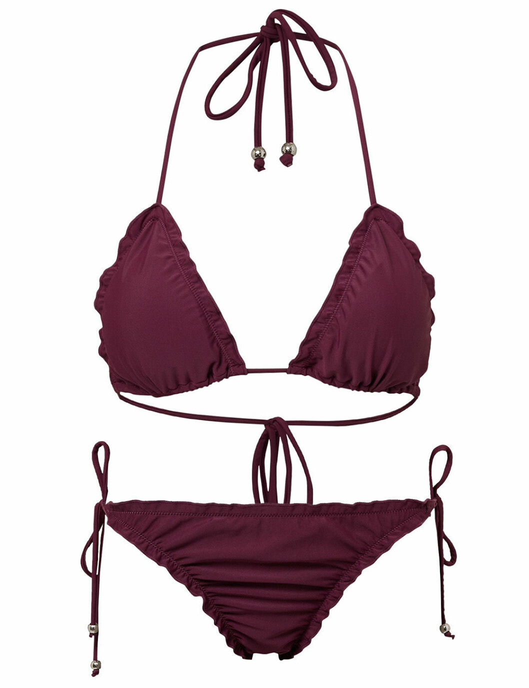 Vinröd bikini för dam till vintern 2019/2020
