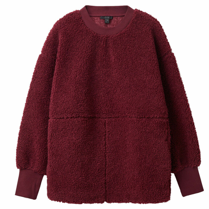 röd fleece cos