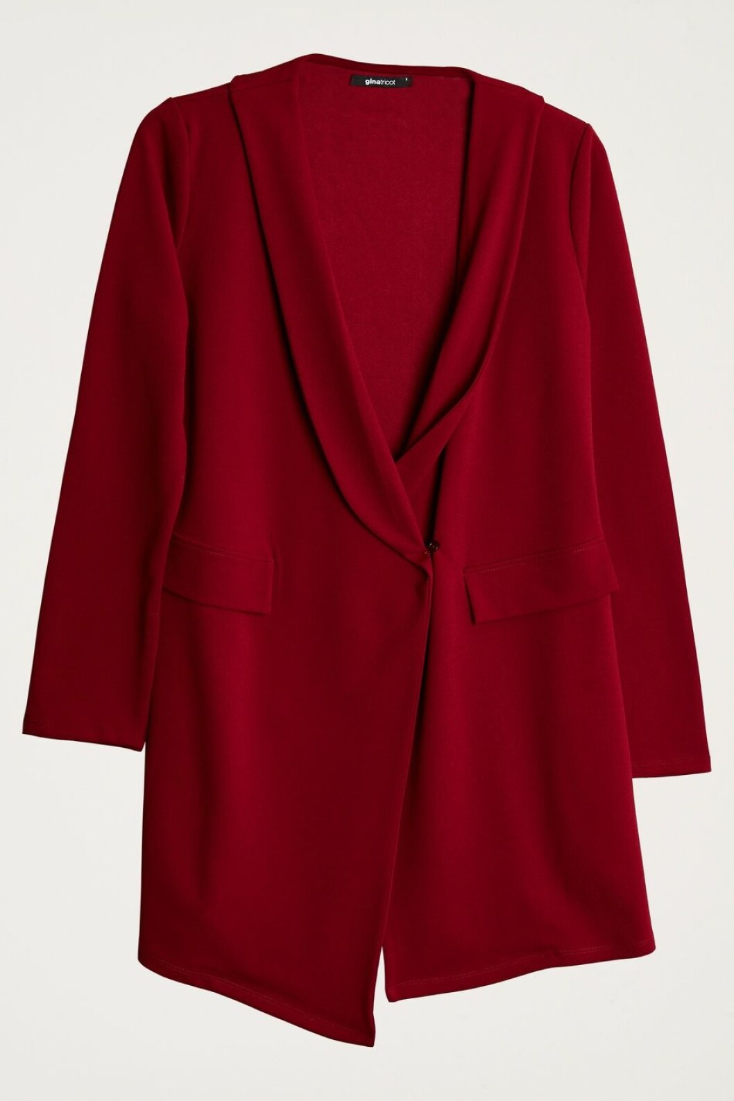 Röd julklänning från Gina tricot