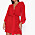 Röd klänning med omlottknytning från Ax Pairs