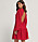 röd klänning med öppen rygg från NA-KD