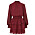 Röd klänning med volang från Gina tricot