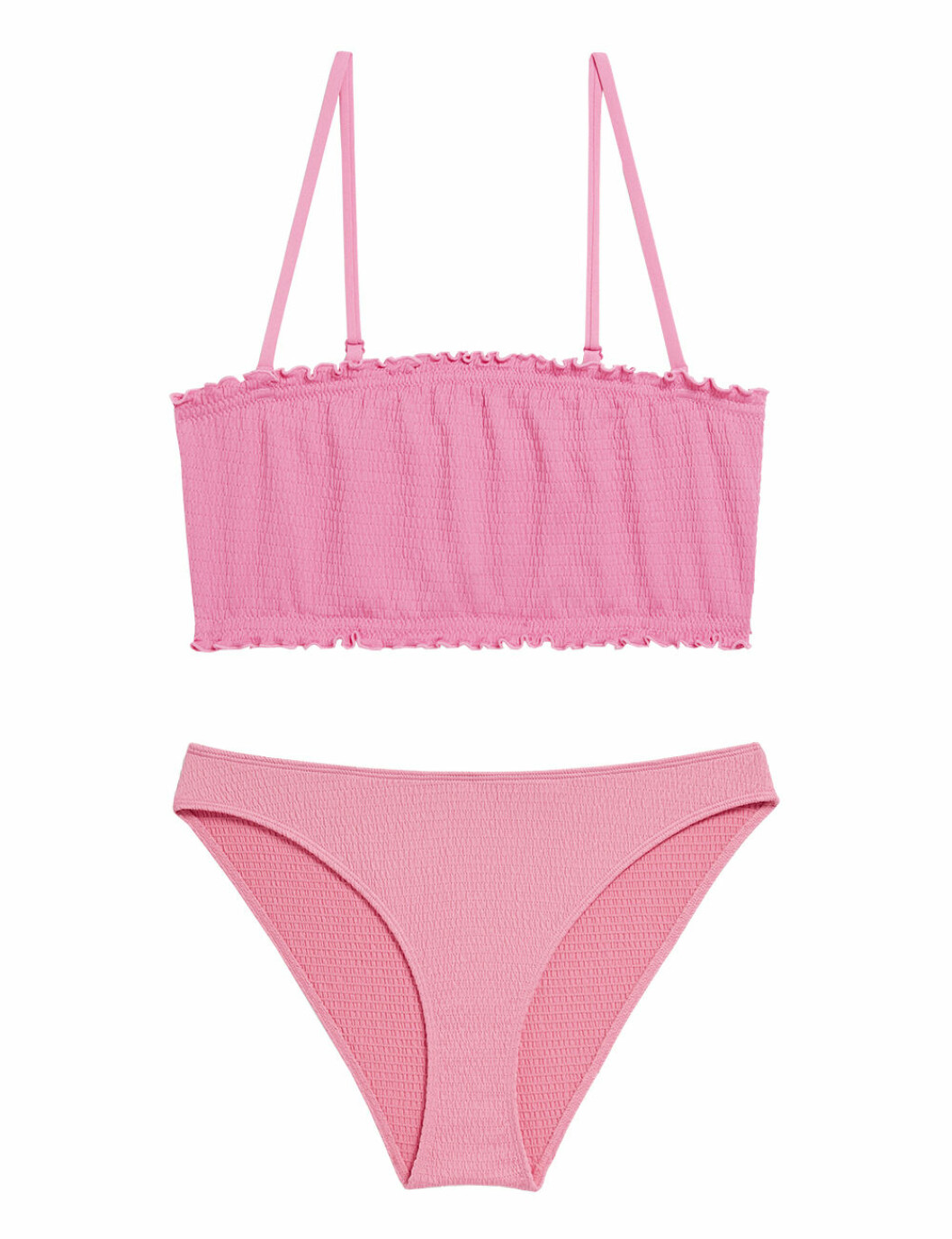 Rosa bikini med smock för dam till 2020