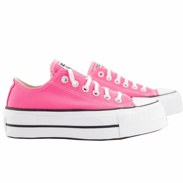 rosa Chuck Taylor All Star converse med platå