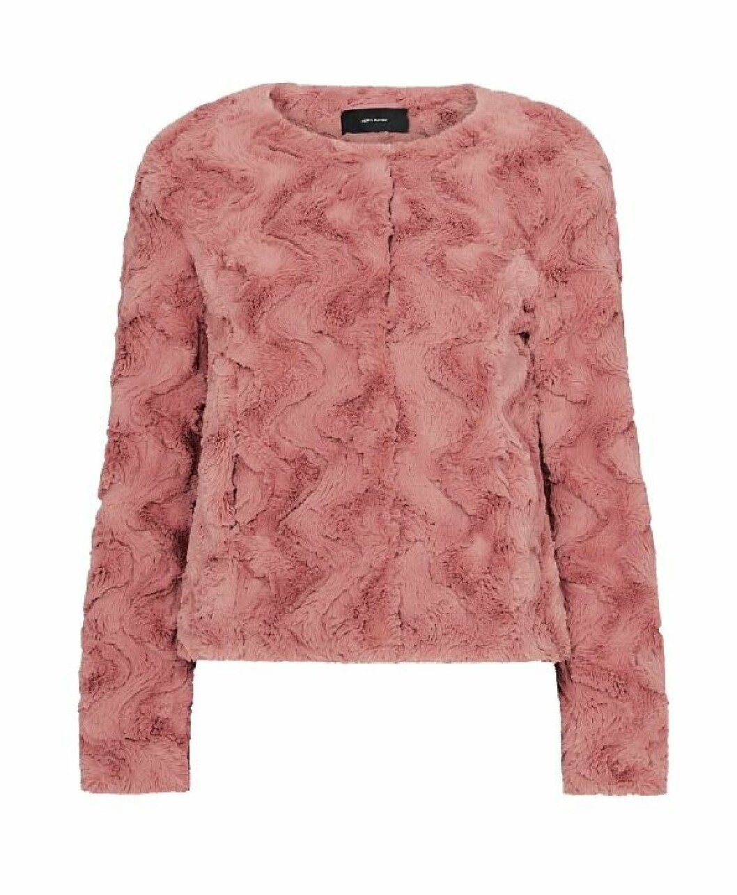 Rosa fuskpäls från Vero moda.