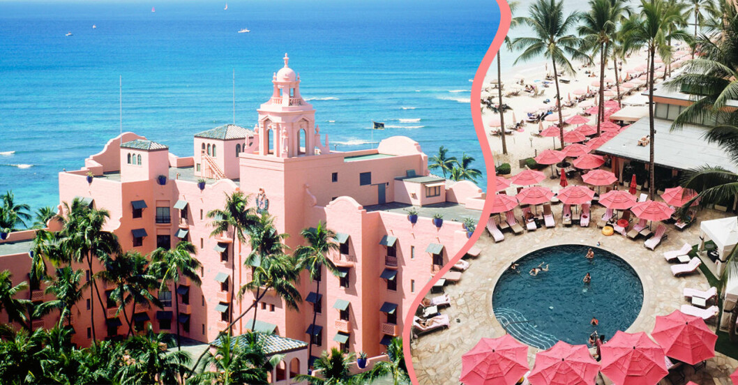 Nu kan du drömsemestra på hotellet där ALLT är rosa