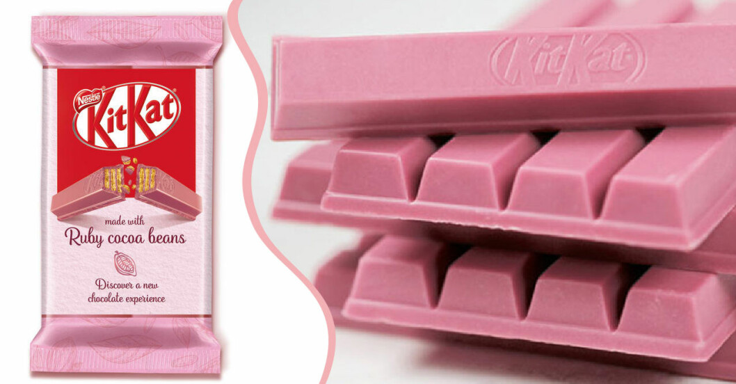 Drömmen! Nu kommer rosa KitKat äntligen till Sverige