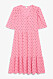 Rosa klänning med prickar för dam till bröllopet 2020