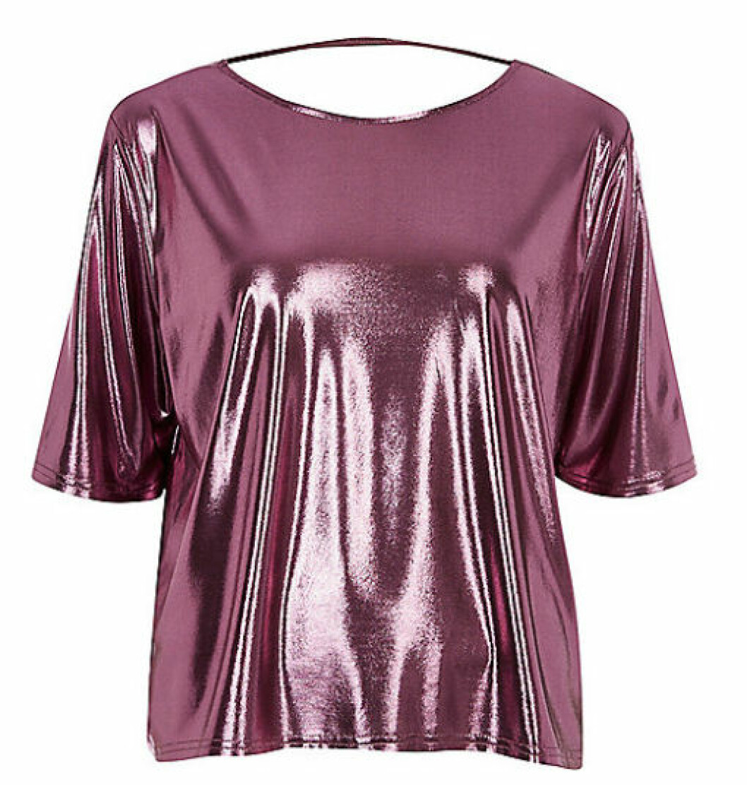rosa metallic topp