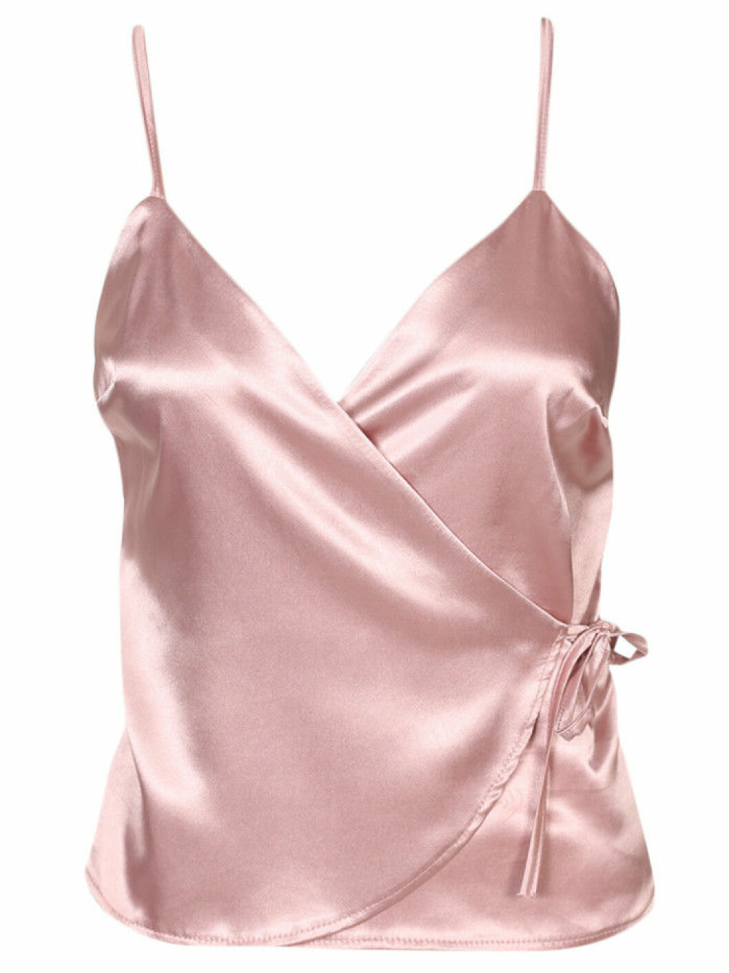 rosa satin linne
