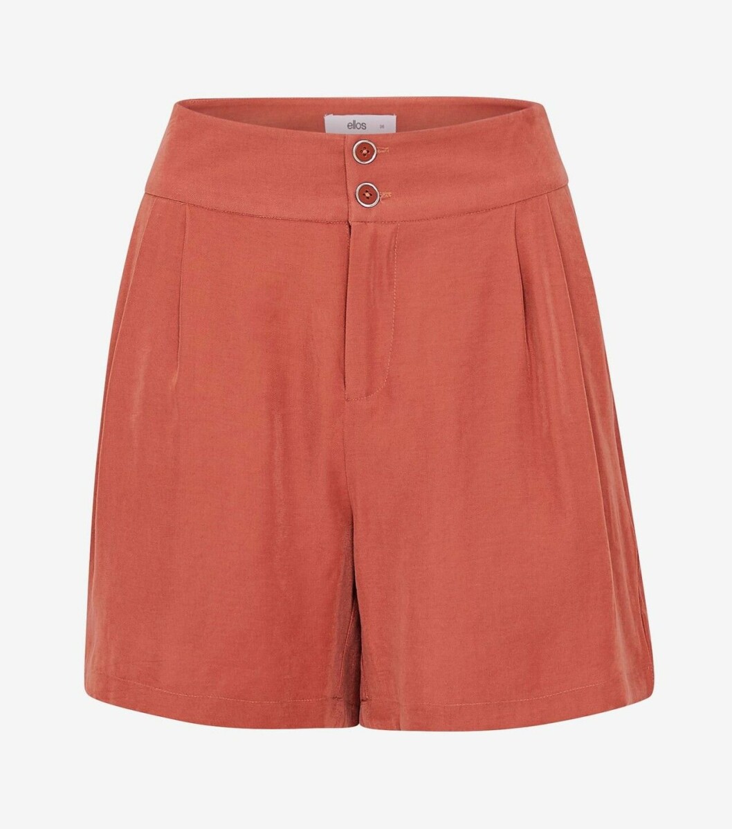 Rosa shorts med hög midja för dam till 2020