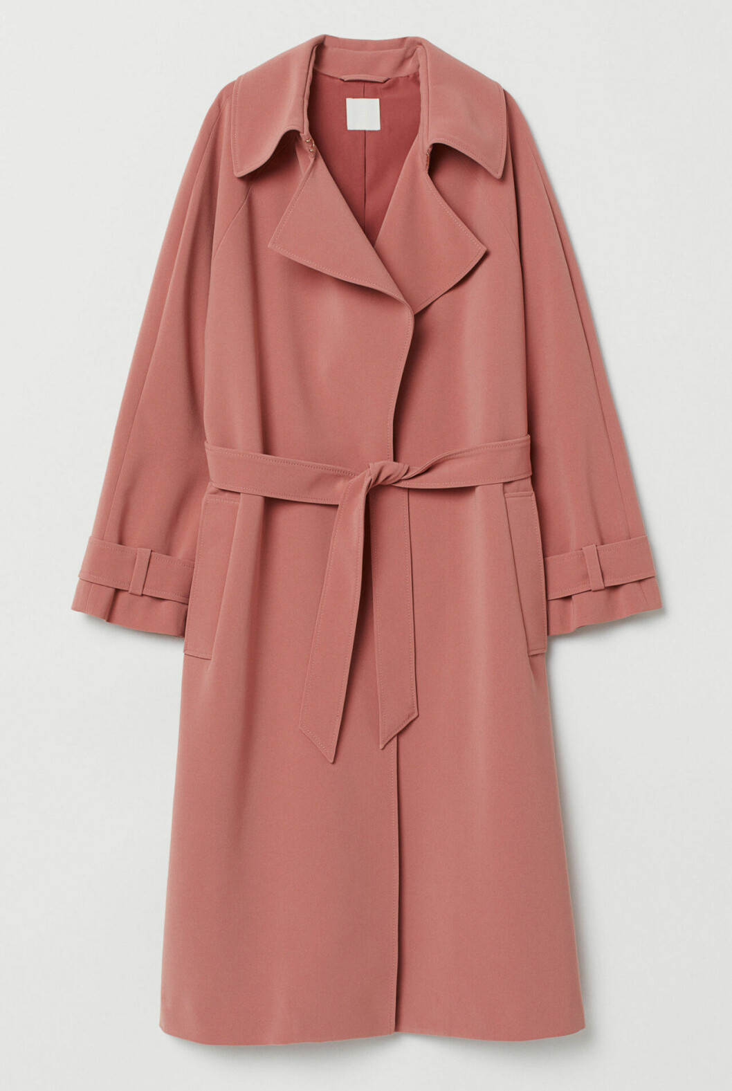 Rosa trenchcoat till våren för dam 2019