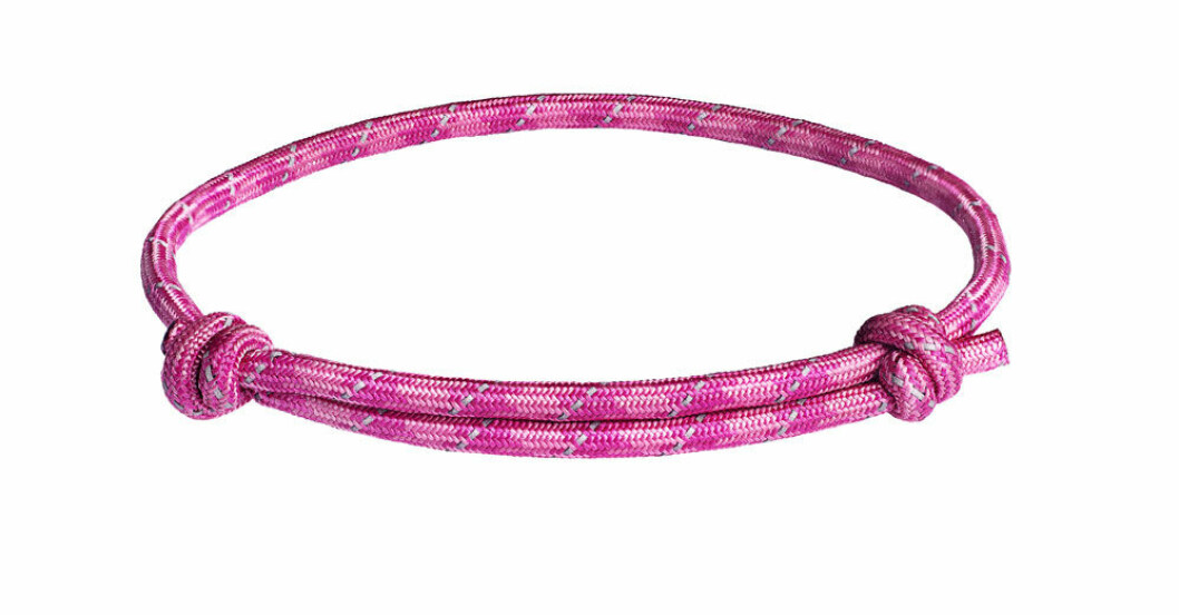 Årets Rosa Bandet går också att köpa som armband. 
