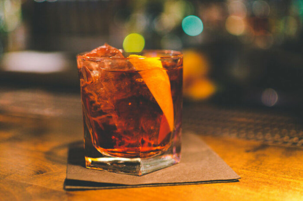 Drinken Rom negroni.