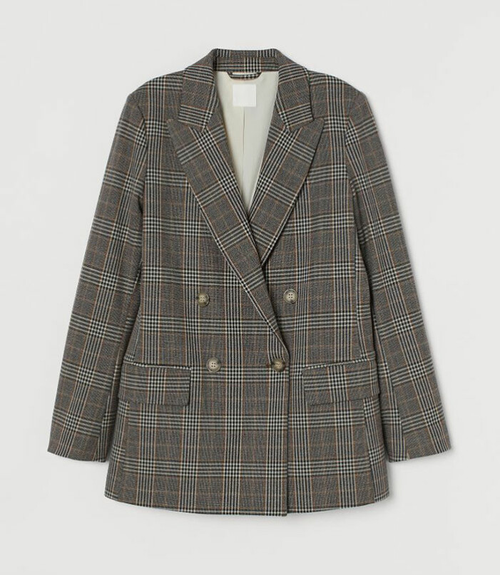 Rutig kavaj från H&M