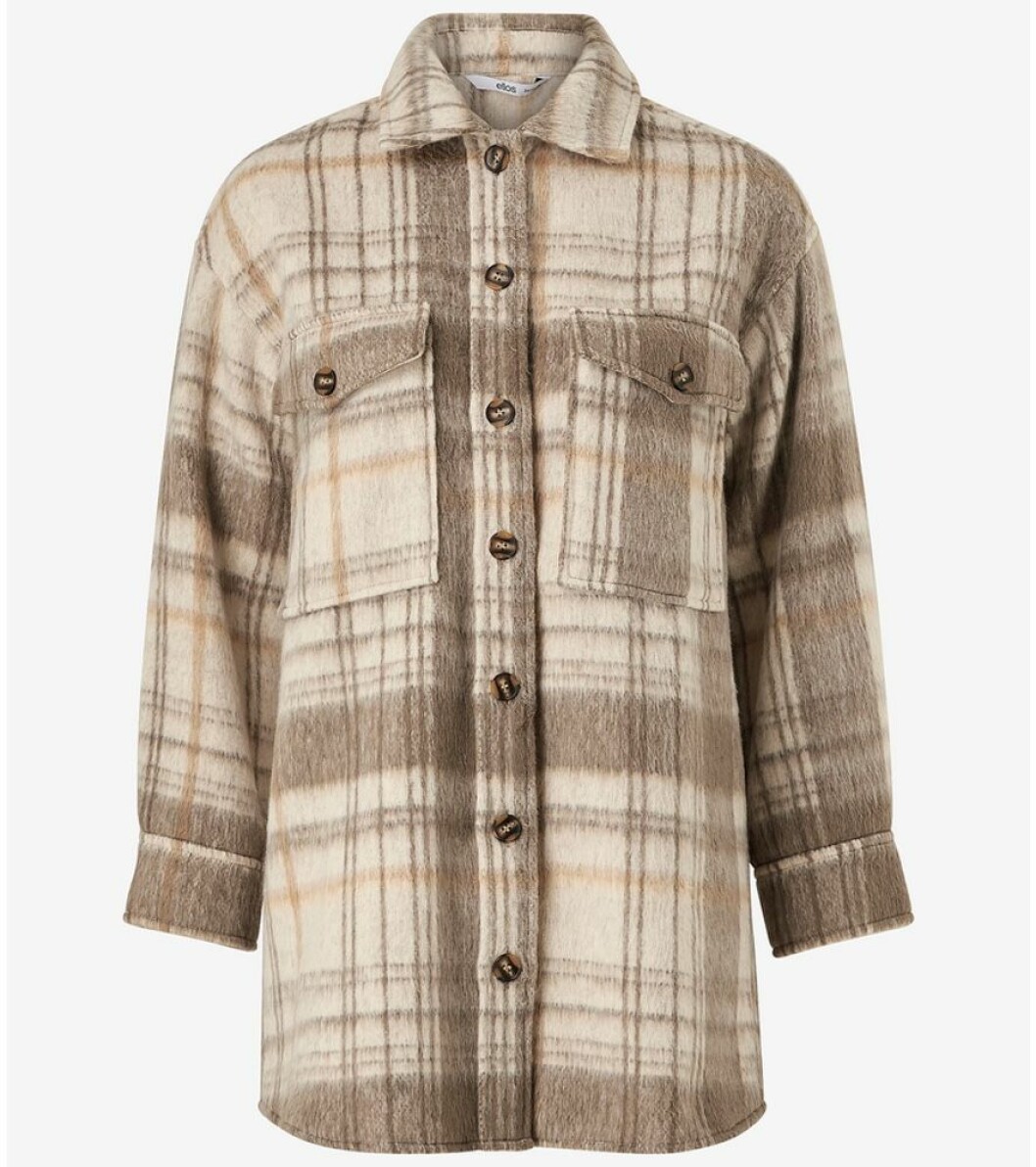 Rutig skjortjacka från Ellos Collection