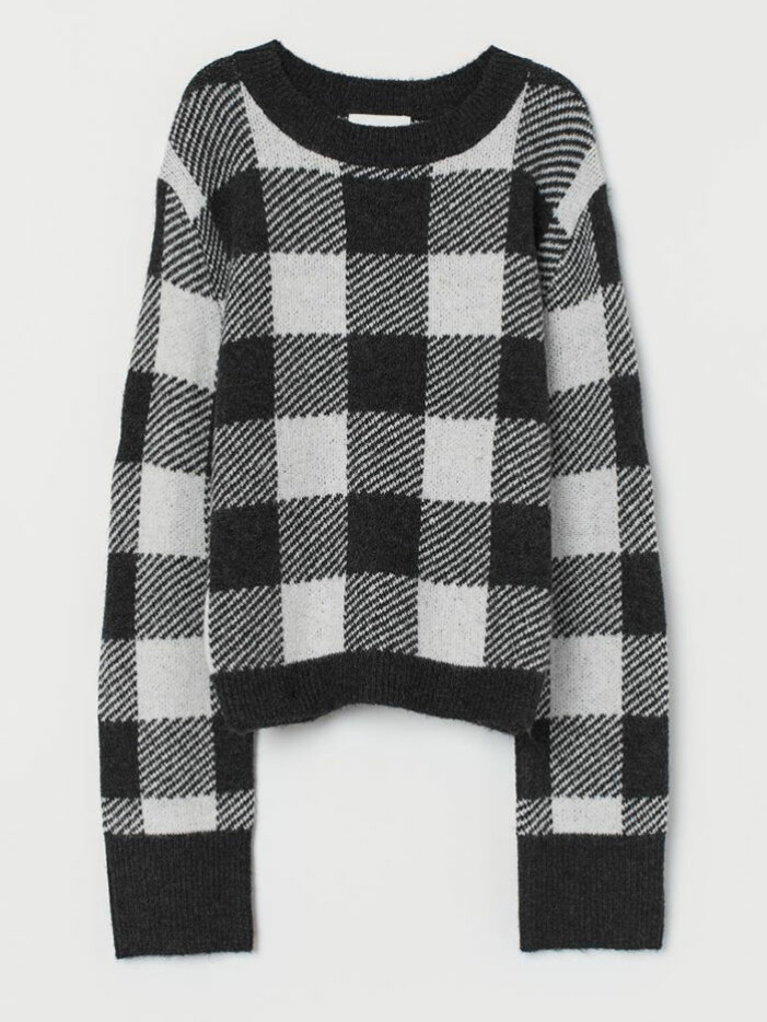 Rutig tröja från H&M