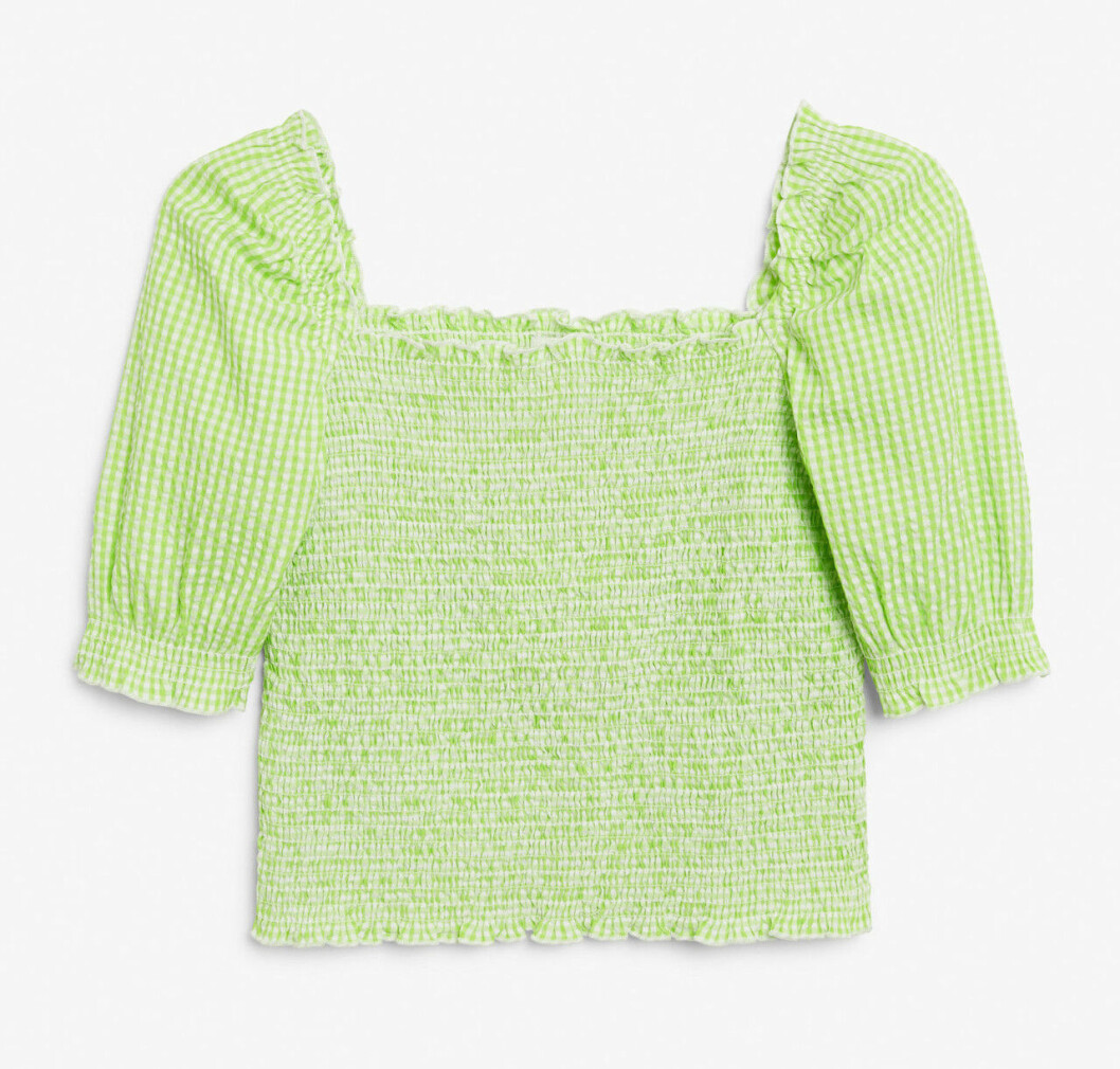 Grönt set med kjol och blus från Monki