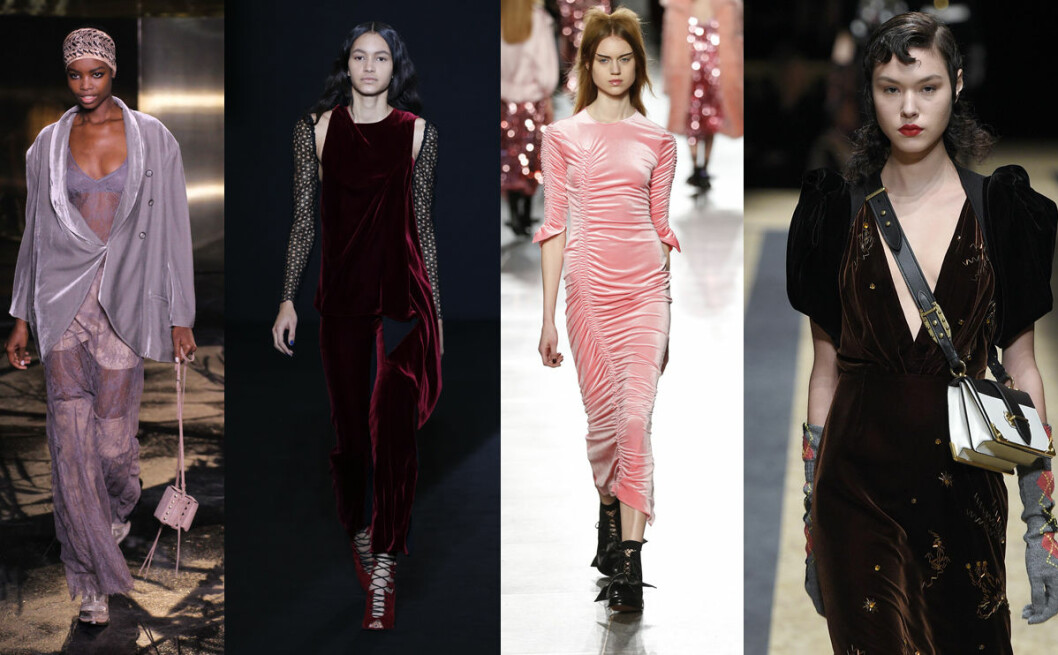 H&M, Roland Mouret, Preen, Prada sammet hösten 2016