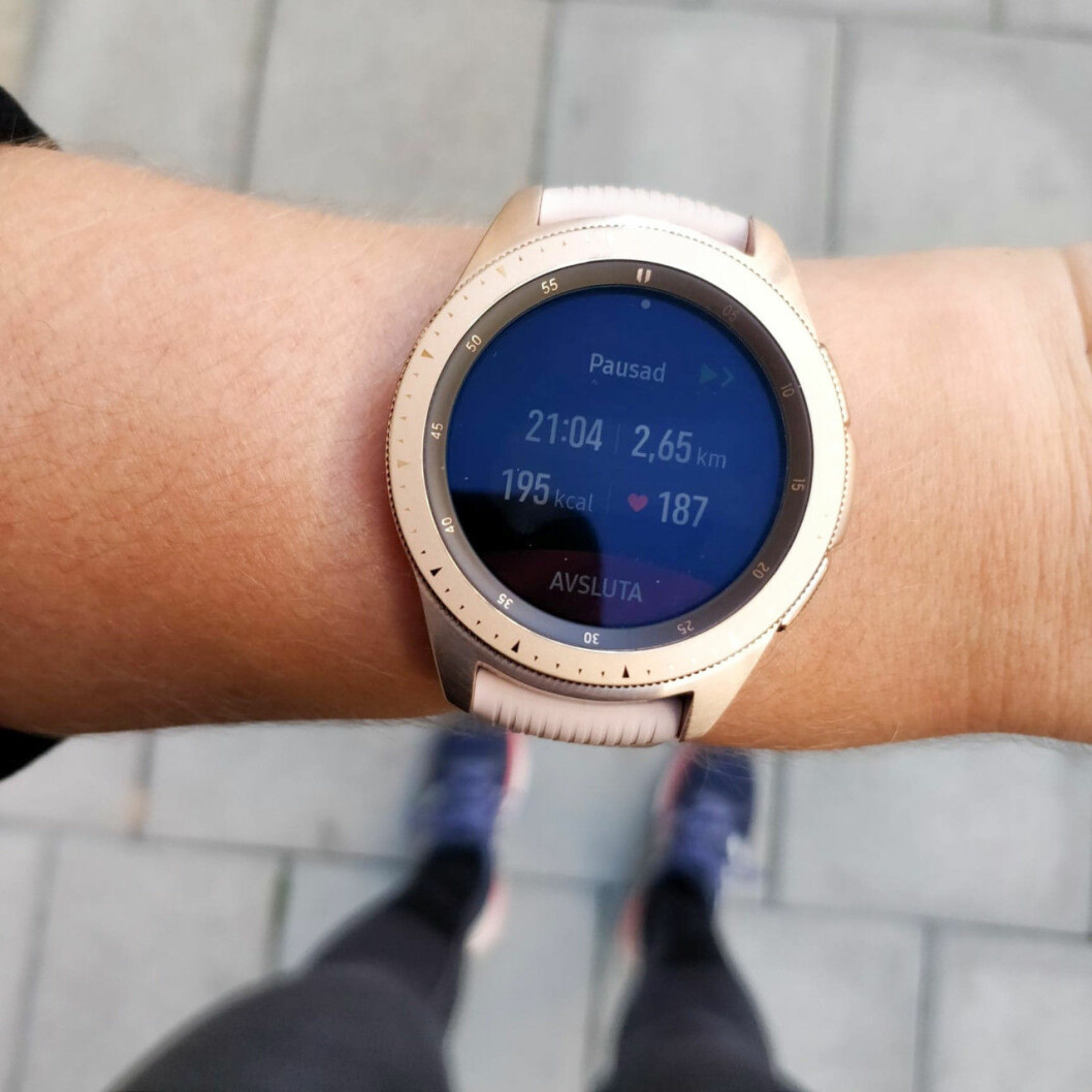 Samsung Galaxy Watch loggar din träning och följer dig på dina löprundor