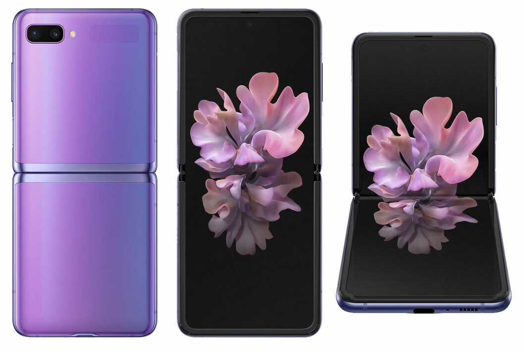Samsung Galaxy Z Flip - utseende.