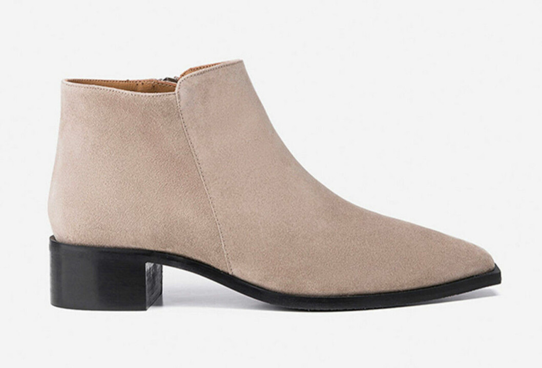 Sandfärgade boots för dam till hösten 2019