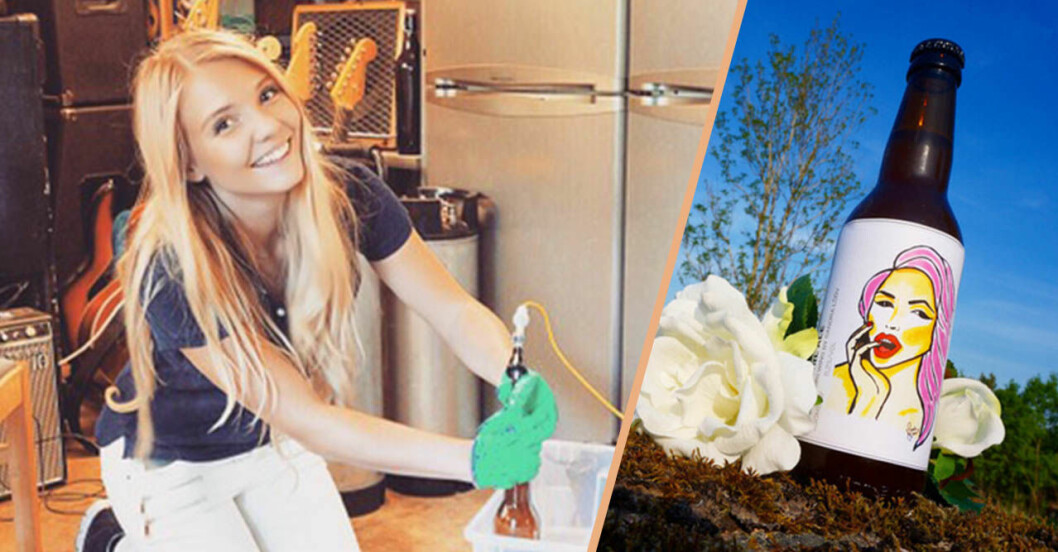 Sandra, 25, brygger egen öl: Kan du laga mat kan du brygga öl