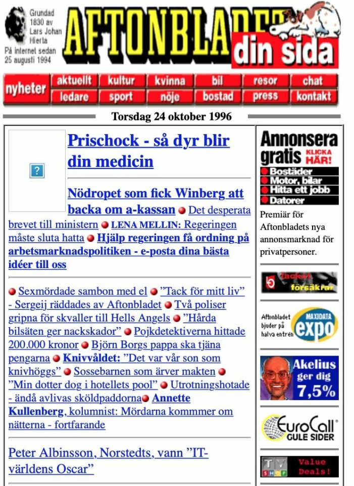 Aftonbladet 1996