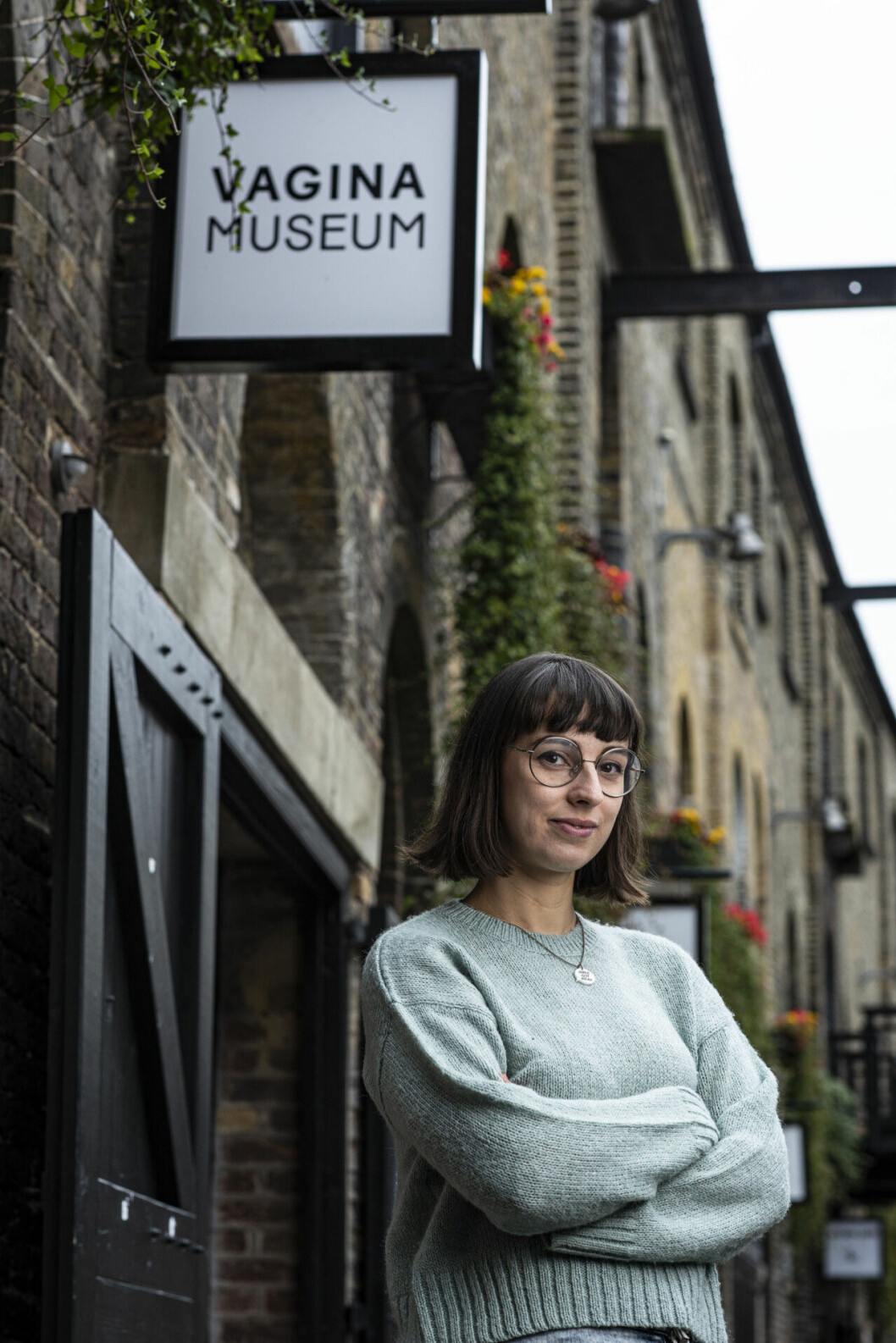 Florence Schechter är grundaren av vaginamuseet i London. Foto: TT Vaginamuseum London