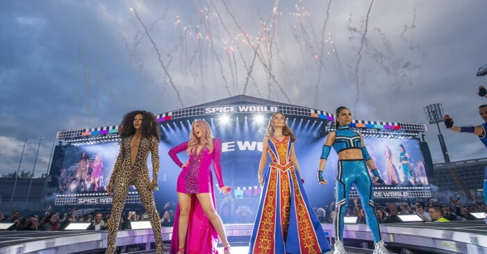 Spice Girls under turnén 2019.