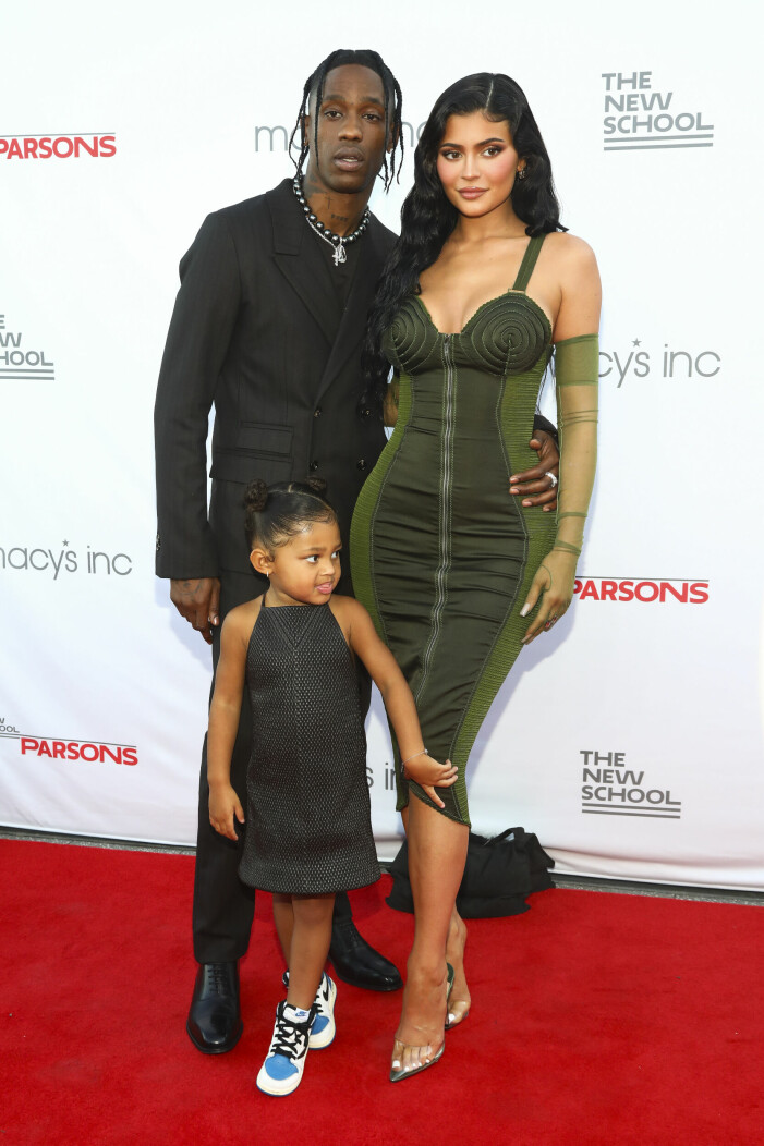 Kylie Jenner, Travis Scott och dottern Stormi