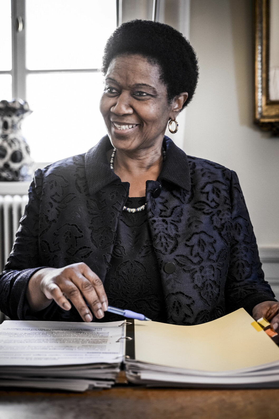 Phumzile Mlambo-Ngcuka, chef för UN Women, besöker Sverige och UD. 