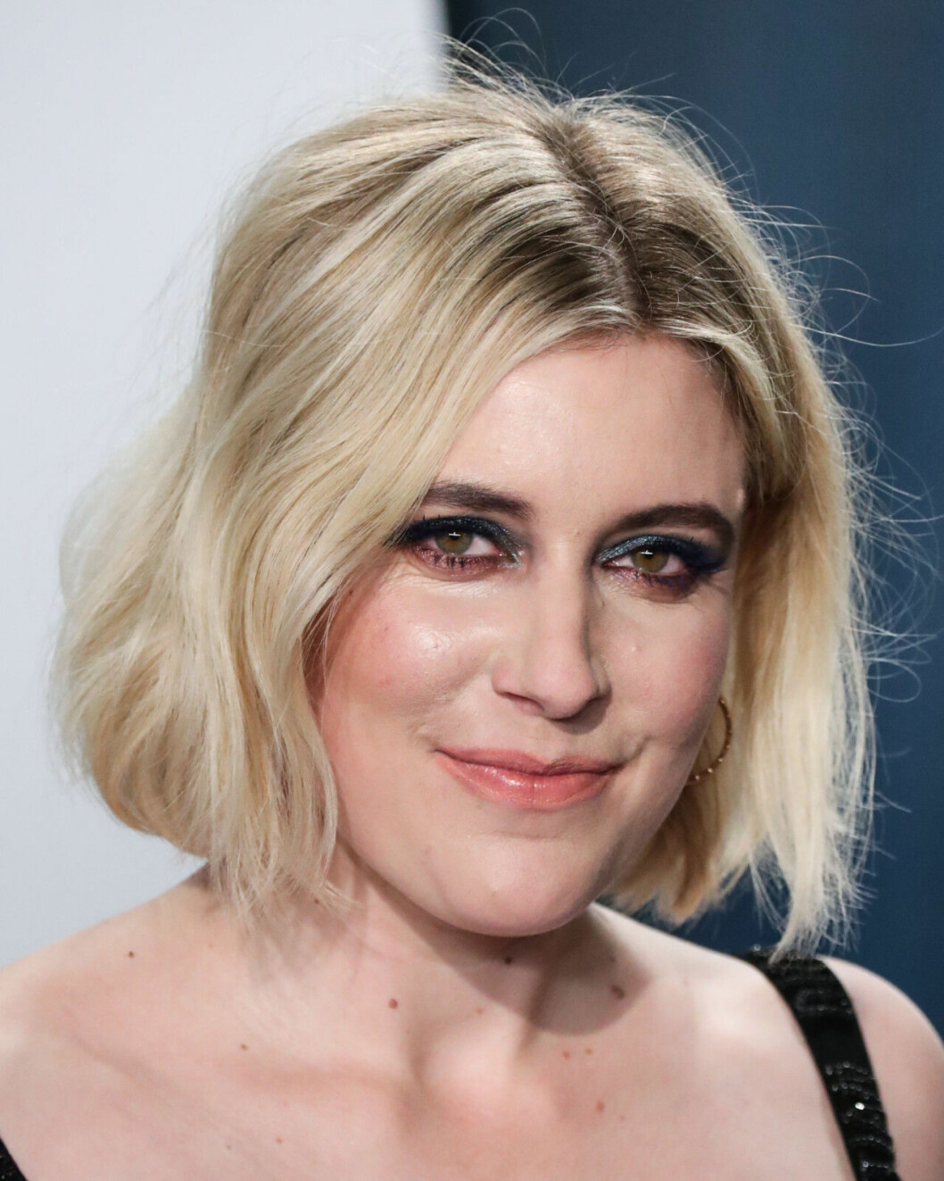 Greta Gerwig på Vanity Fair Oscar Party 2020.