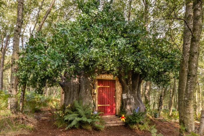 Nalle Puhs trädhus på Airbnb