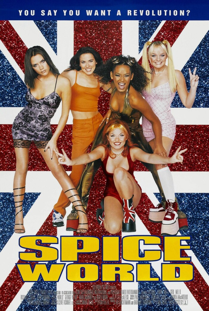 Omslaget på VHS-filmen Spice World