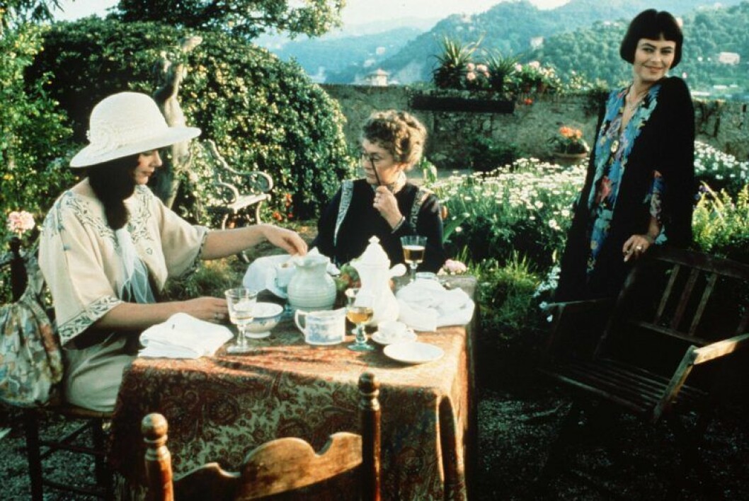 Det här är en kärlekshistoria som utspelar sig i underbara Florence. Scen ur a room with a view