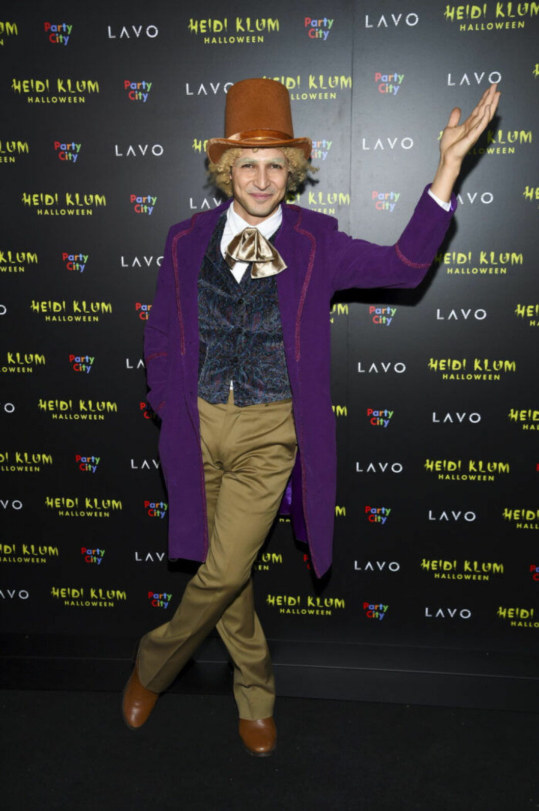 Zac Posen som Willy Wonka. 