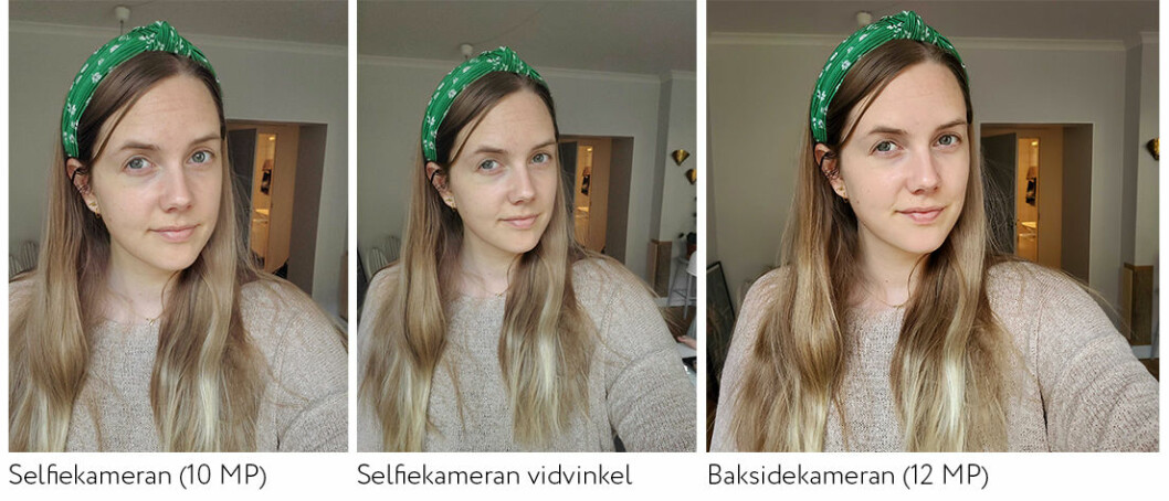 Test av selfiekameran Samsung Galaxy Z Flip