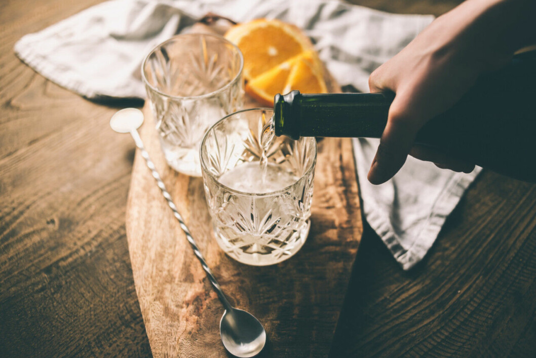 Recept på drink: Limoncello och champagne