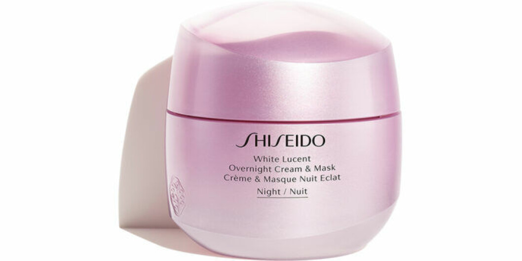 Nattkräm och nattmask i ett från Shiseido