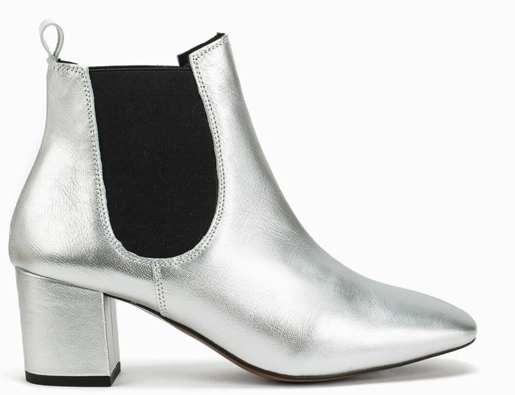 silver ankelboots
